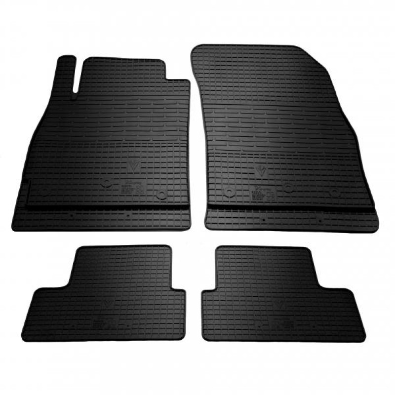 Гумові килимки в салон для Chevrolet Cruze (2015-...) комплект з 4 штук (Stingray)