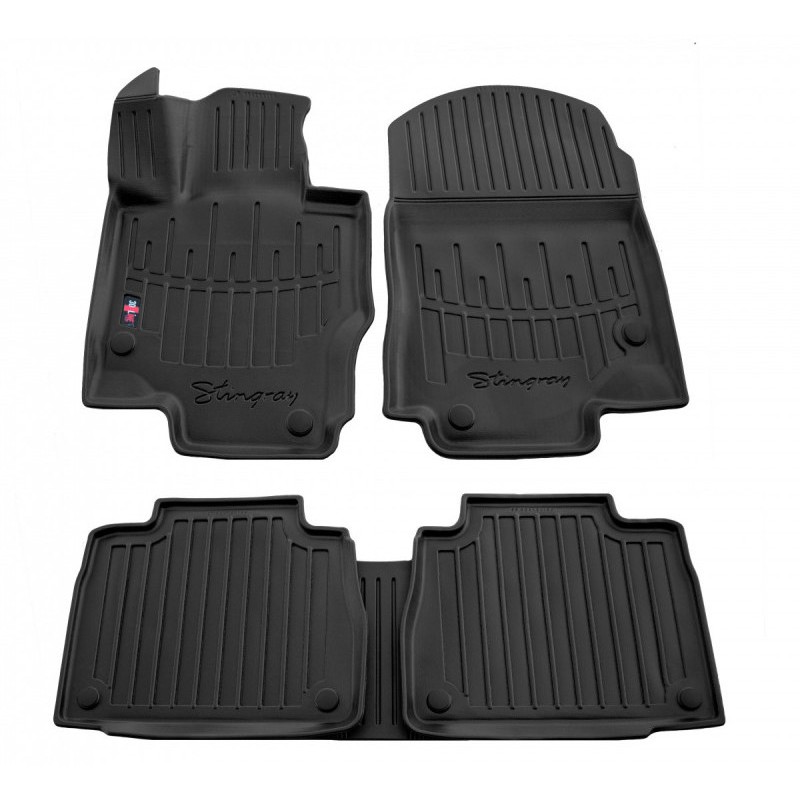 3D килимки для MERCEDES W167 GLE (2018-...)  з бортиками 30 мм (Stingray)