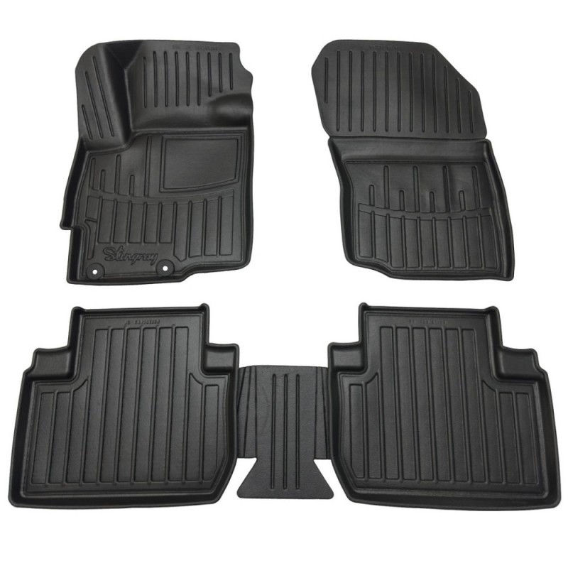 3D килимки для MITSUBISHI Outlander (2012-2020)  з бортиками 30 мм (Stingray)