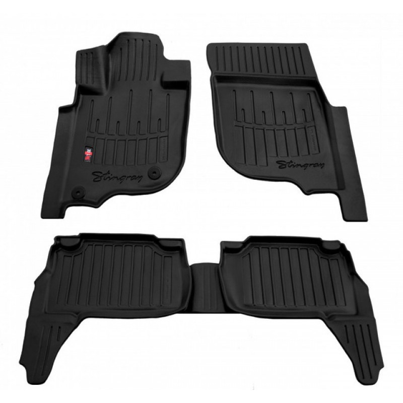 3D килимки для MITSUBISHI Pajero Sport III (2015-...)  з бортиками 30 мм (Stingray)