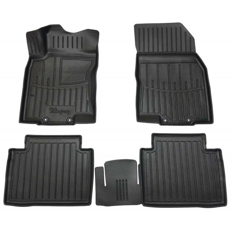 3D килимки для NISSAN X-Trail (T32) (2014-...)  з бортиками 30 мм (Stingray)