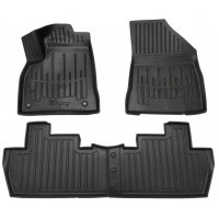 3D килимки для PEUGEOT 5008 (2008-2017)  з бортиками 30 мм (Stingray)