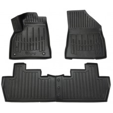 3D килимки для PEUGEOT 5008 (2008-2017)  з бортиками 30 мм (Stingray)