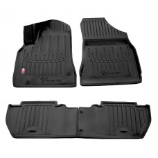 3D килимки для PEUGEOT Partner II (2008-2018)  з бортиками 30 мм (Stingray)