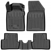 3D килимки для Renault Clio III (2005-2012)  з бортиками 30 мм (Stingray)