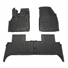 3D килимки для RENAULT Scenic III (2009-2016)  з бортиками 30 мм (Stingray)