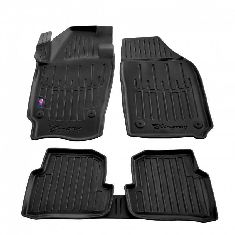 3D килимки для SKODA Fabia III (2014-...)  з бортиками 30 мм (Stingray)