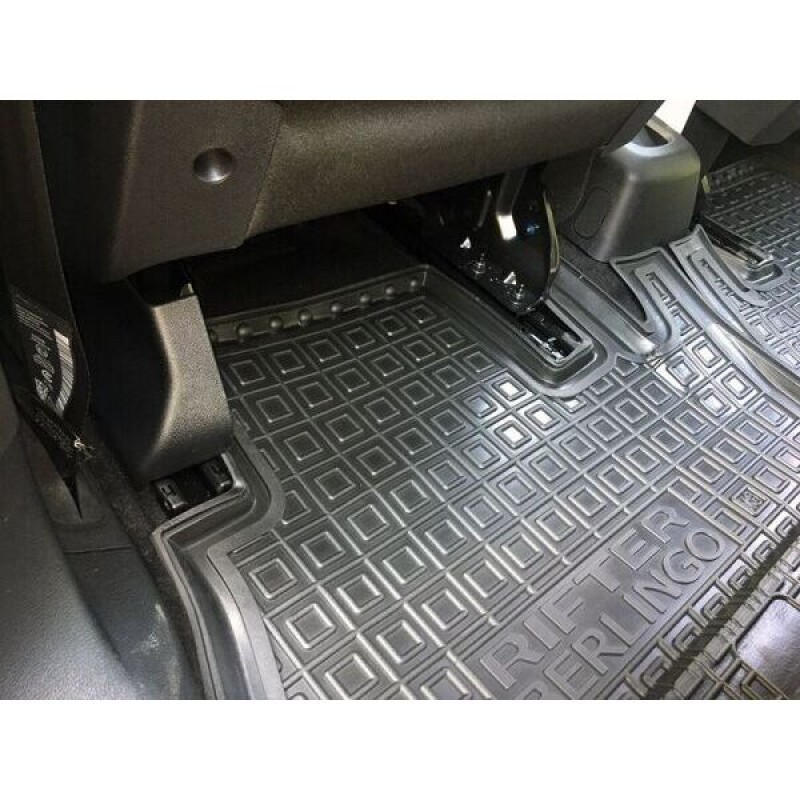 Коврики в салон Peugeot Rifter 19-/Citroen Berlingo 19 без підлокітника (Avto-Gumm)