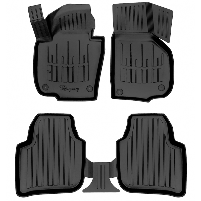 3D килимки для SKODA Superb ІІ (3T) (2008-2015)  з бортиками 30 мм (Stingray)