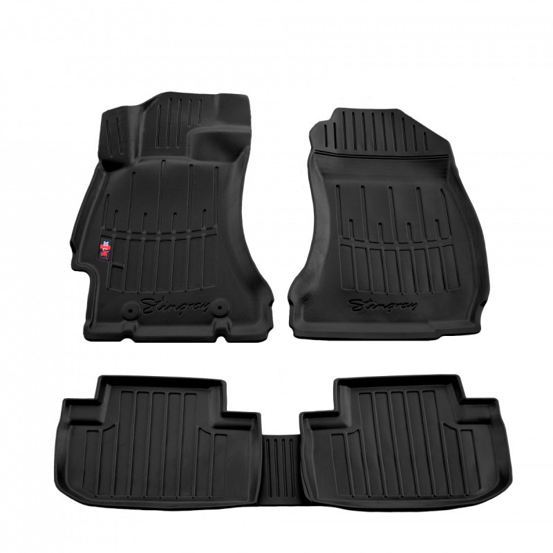 3D килимки для SUBARU Forester (SJ) (2012-2018)  з бортиками 30 мм (Stingray)