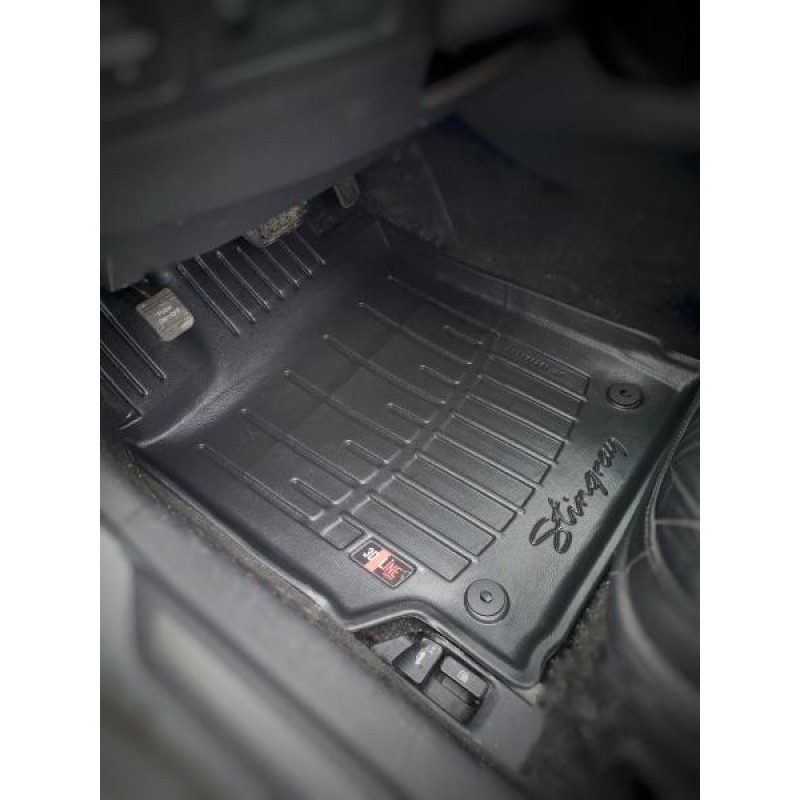 3D килимки для TOYOTA Camry (XV40) (2006-2011)  з бортиками 30 мм (Stingray)