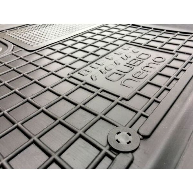 Коврики в салон Fiat Qubo/Fiorino 08-/Citroen Nemo 07-/Peugeot Bipper 08- (Avto-Gumm)