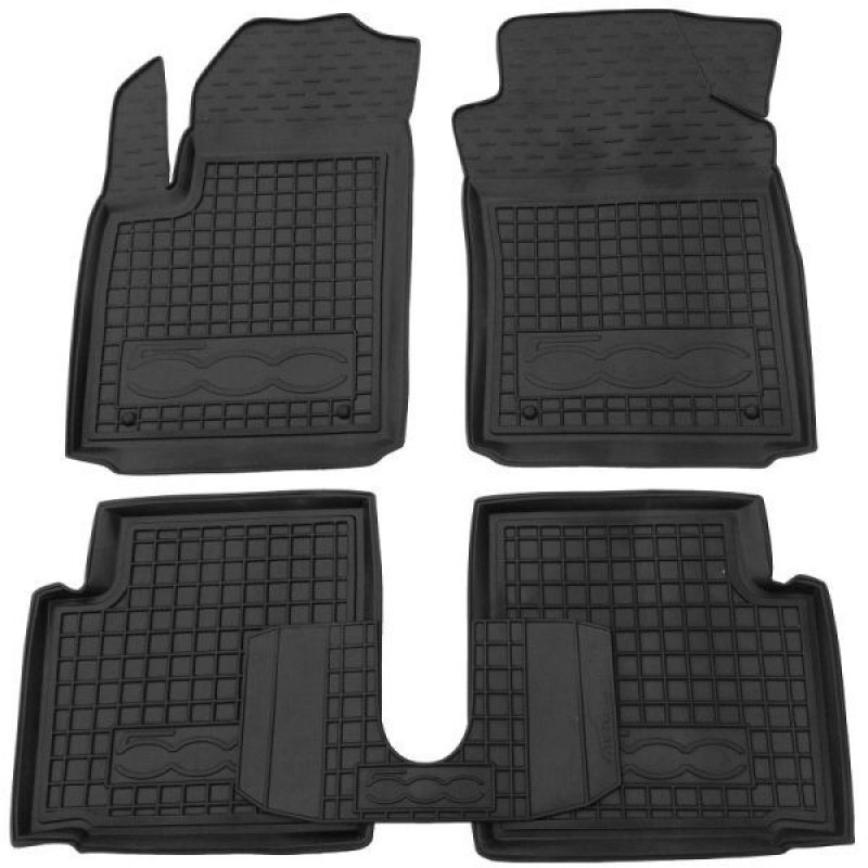 Коврики в салон Fiat 500 (2007-...) (Avto-Gumm)