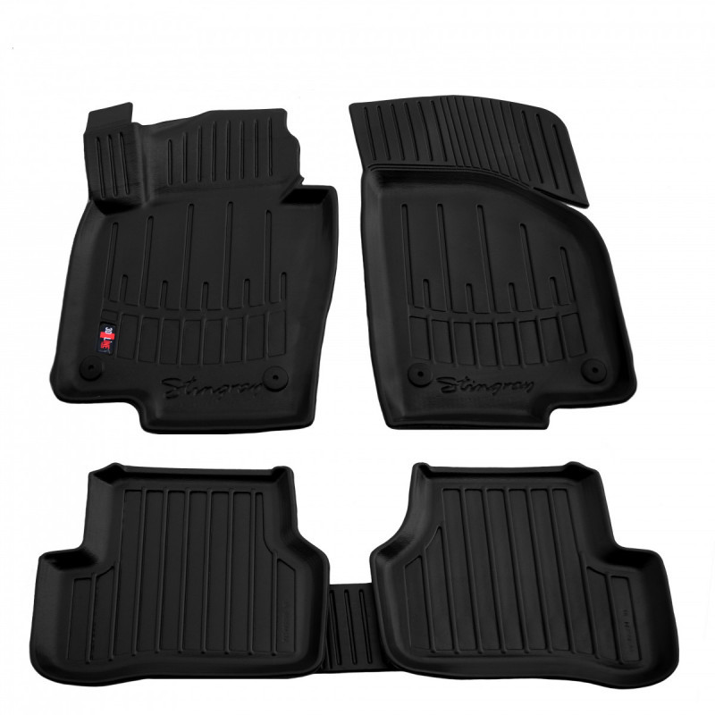 3D килимки для VOLKSWAGEN Passat B7 (2010-2014)  з бортиками 30 мм (Stingray)