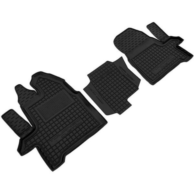 Коврики в салон Ford Transit Custom (2012-...) 1+2 (Avto-Gumm)