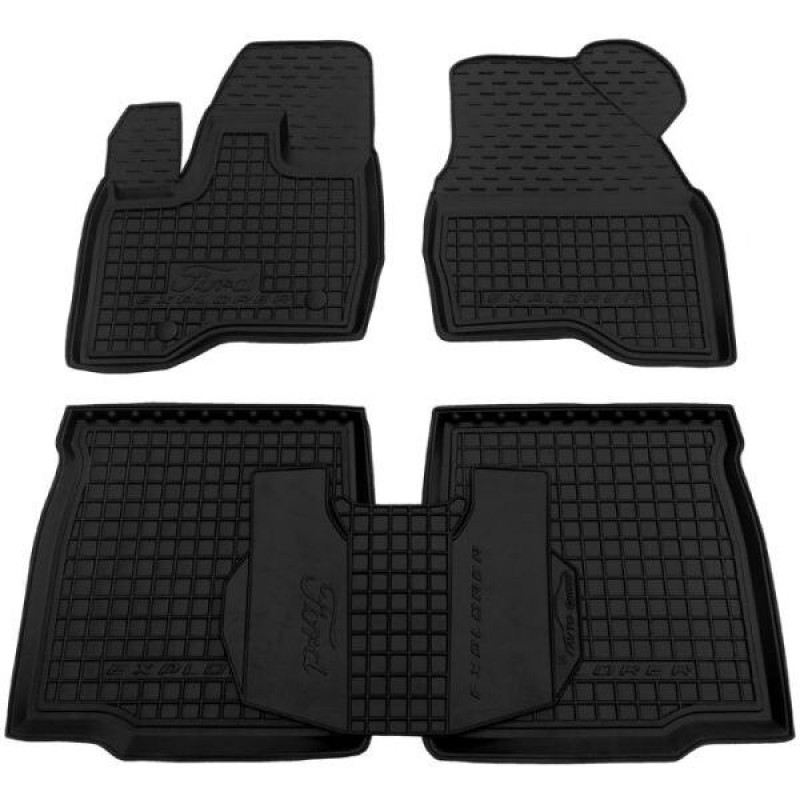 Коврики в салон Ford Explorer V (U502) (2010-2019) (Avto-Gumm)