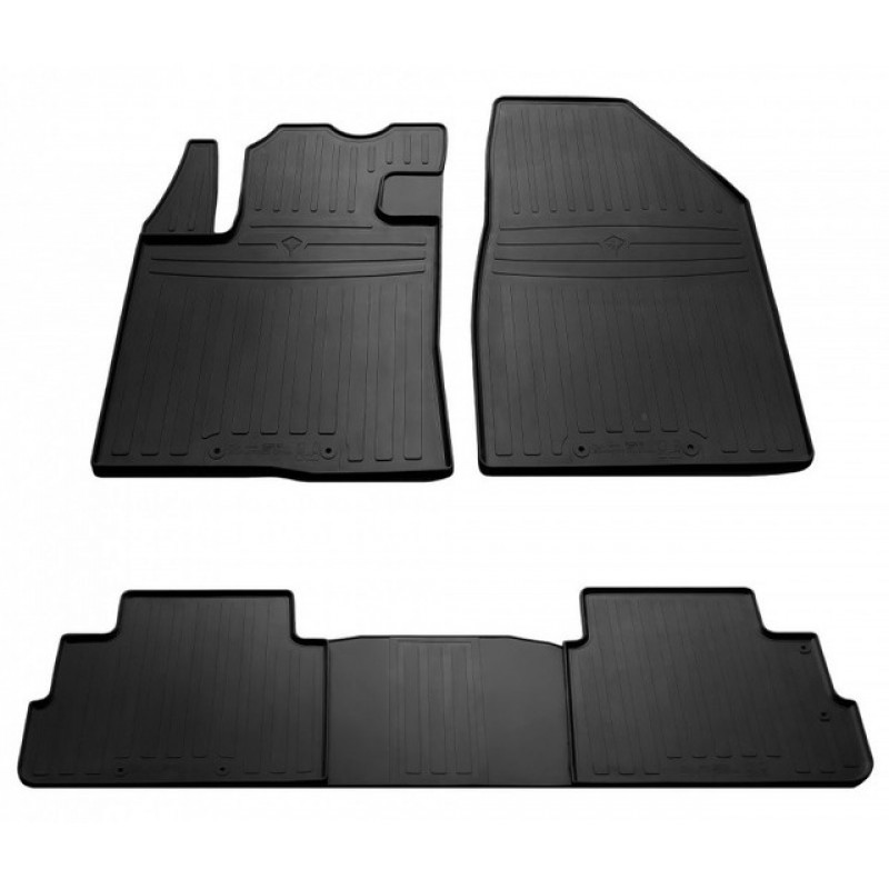 Гумові килимки в салон для Haval H6 III (2020-...) комплект з 4 штук (Stingray)