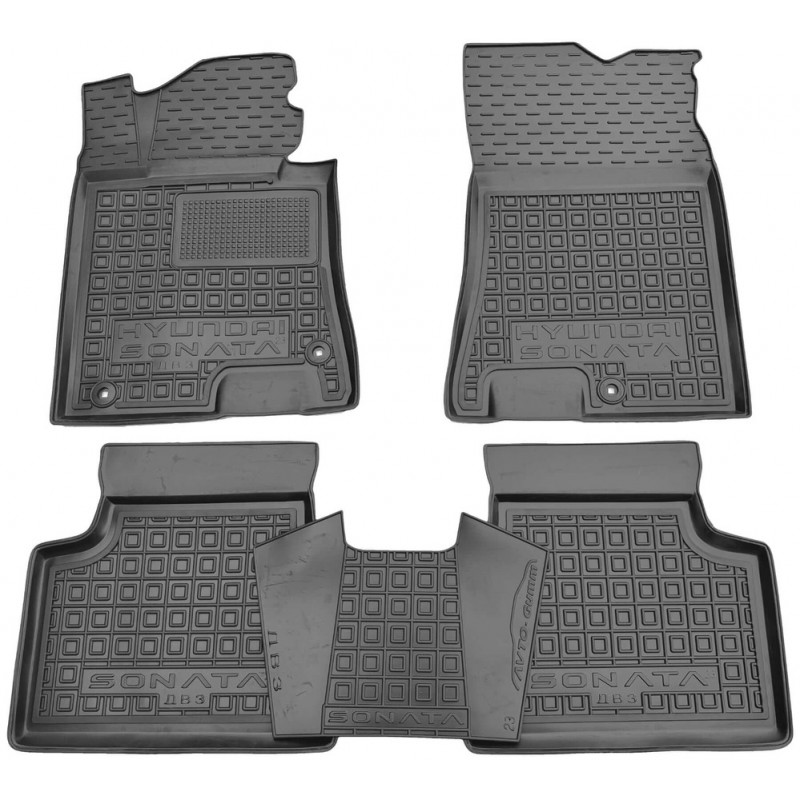 Коврики в салон Hyundai Sonata (LF) (2014-2019) (Avto-Gumm)