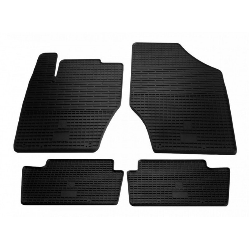 Гумові килимки в салон для Citroen C4 (N) (2010-2018) комплект з 4 штук (Stingray)