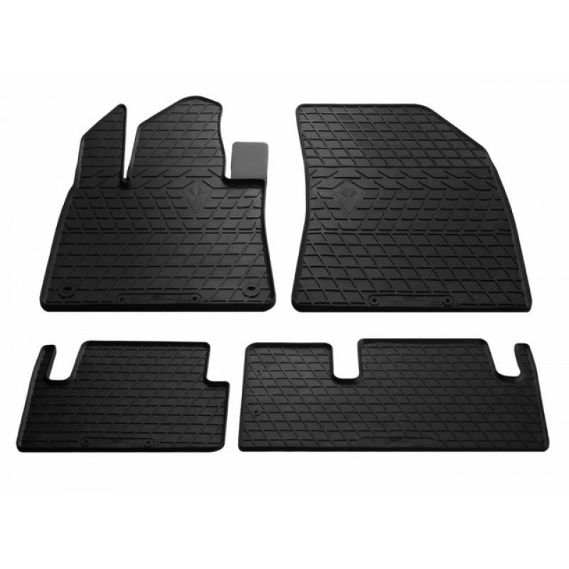 Гумові килимки в салон для Citroen C4 Picasso (2013-...) комплект з 4 штук (Stingray)