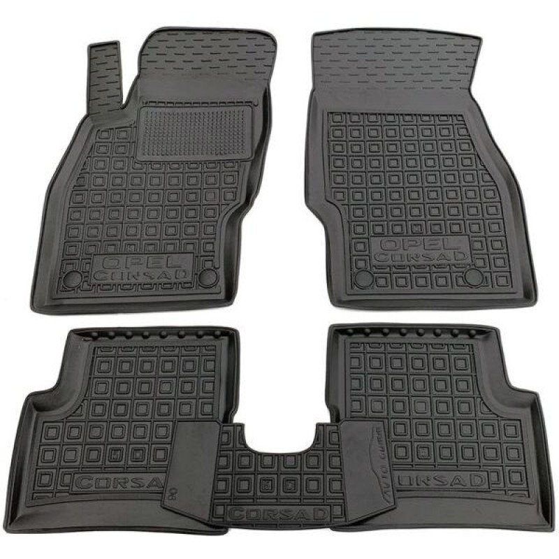 Коврики в салон Opel Corsa D (2006-2014) (Avto-Gumm)