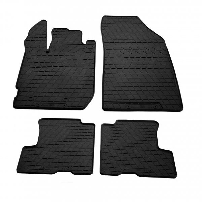 Гумові килимки в салон для Dacia Duster II (2018-...) комплект з 4 штук (Stingray)