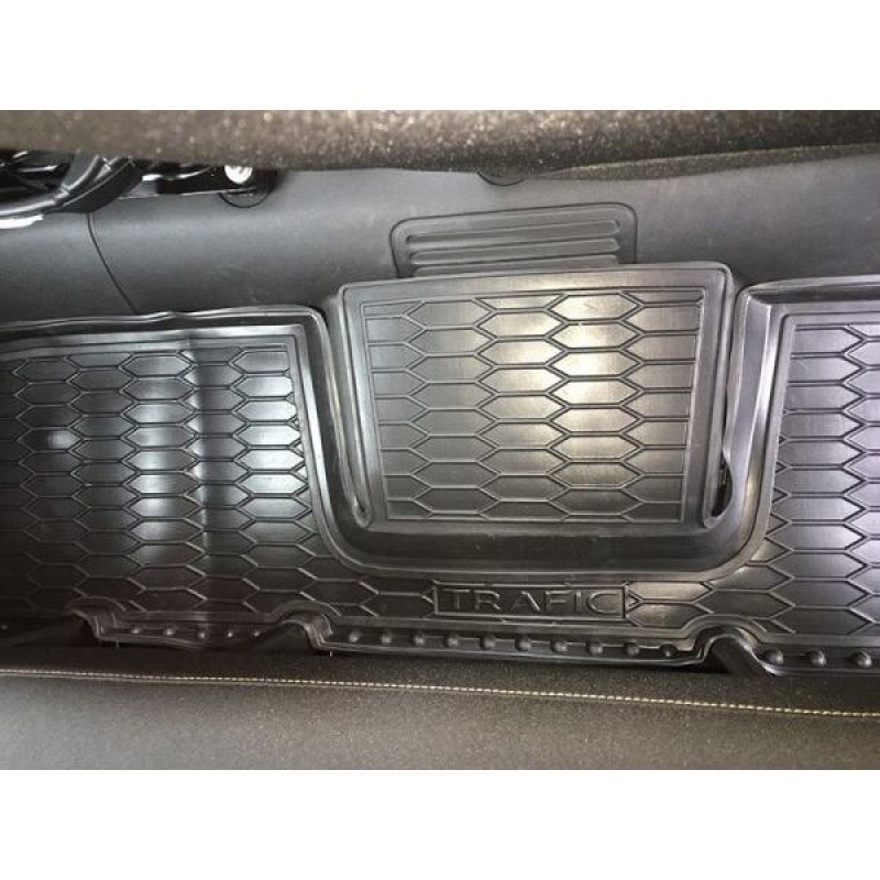 Коврики в салон Renault Trafic 3 16-/Opel Vivaro 15- (2-й ряд) (Avto-Gumm)