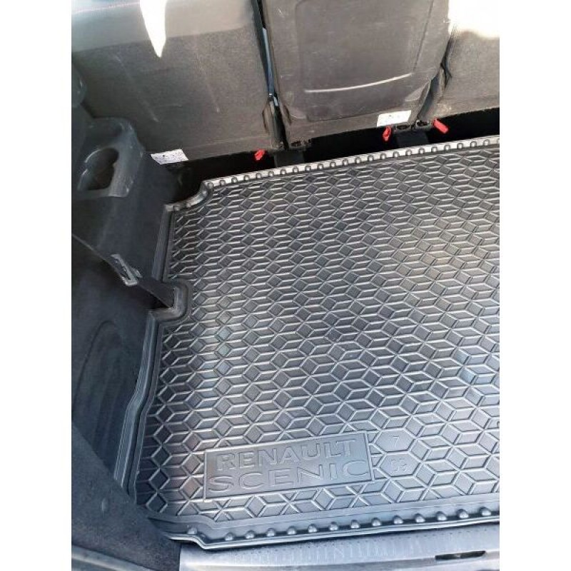 Килимок в багажник для Renault Grand Scenic III (2009-2016) 7 місць (Avto-Gumm)