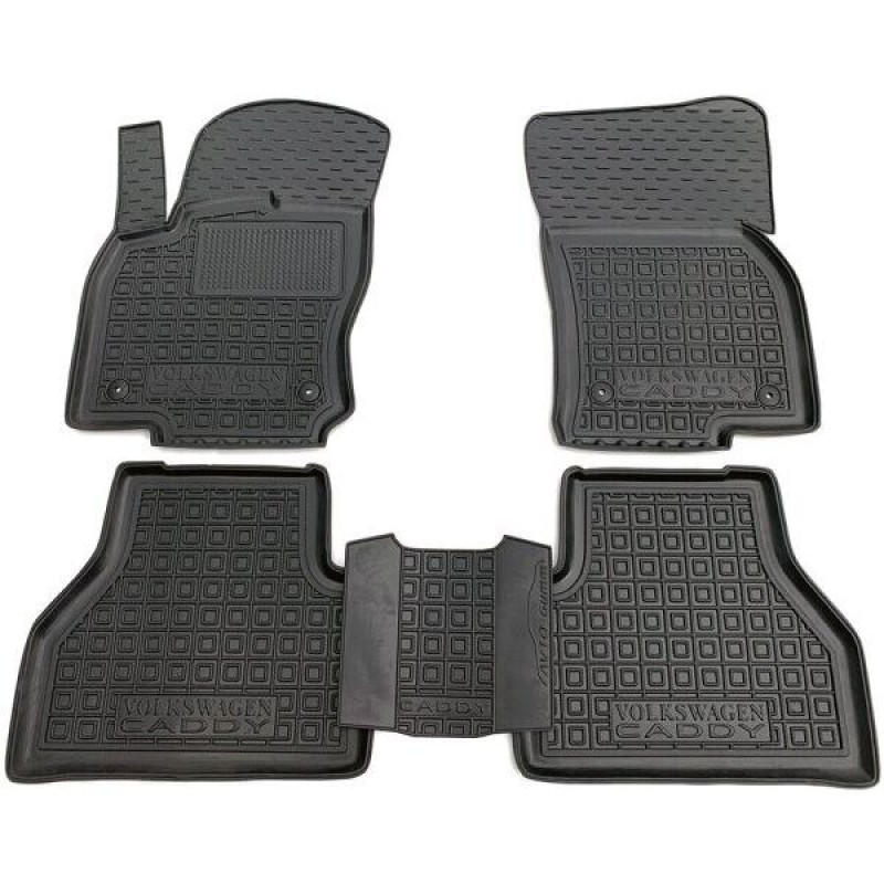 Коврики в салон Volkswagen Caddy IV (2020-...) 4 дверки (Avto-Gumm)