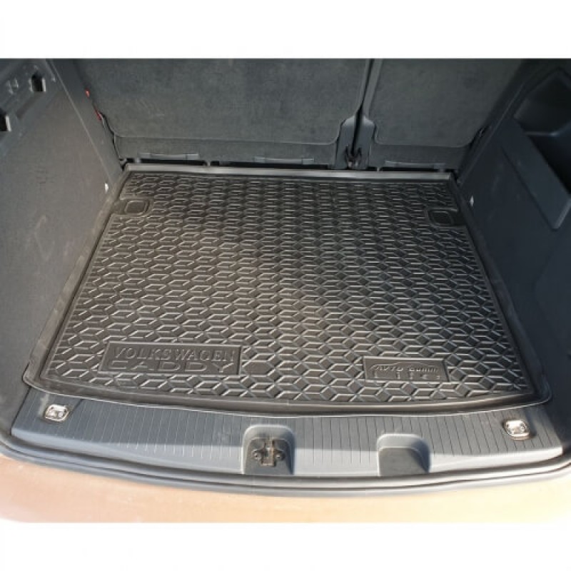 Килимок в багажник для Volkswagen Caddy IV (2020-...) Life (Avto-Gumm)