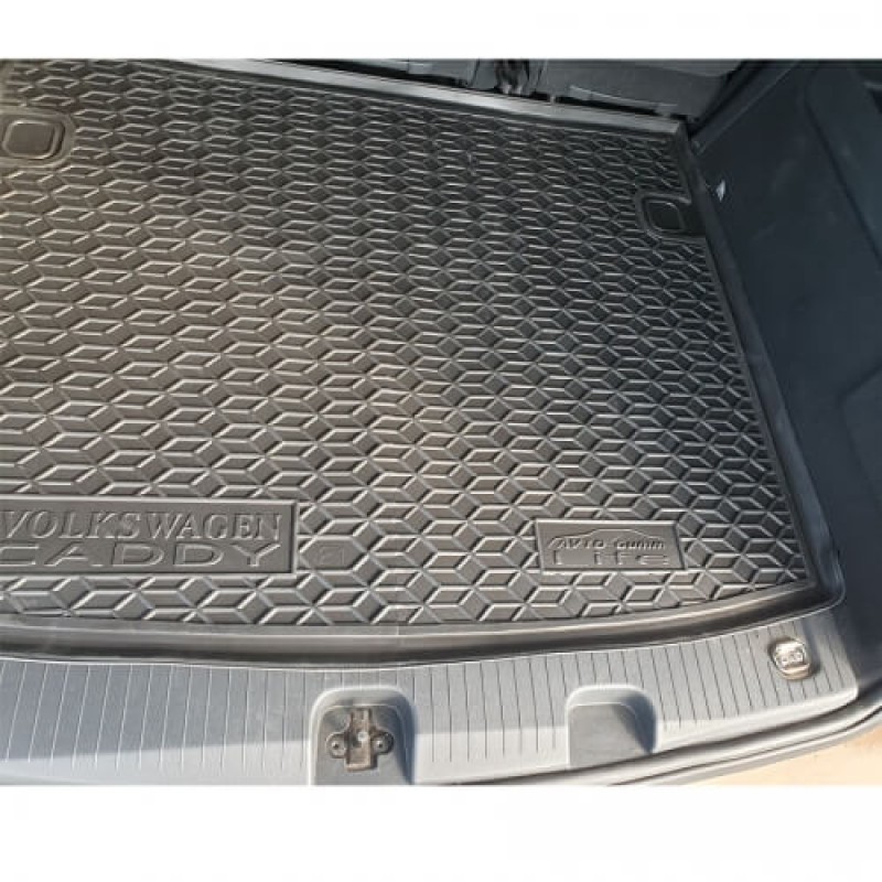 Килимок в багажник для Volkswagen Caddy IV (2020-...) Life (Avto-Gumm)