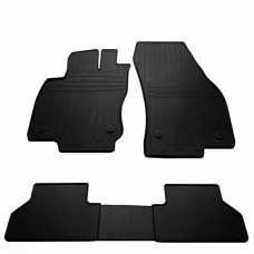 Гумові килимки в салон для Volkswagen Caddy IV (2020-...) комплект з 4 штук (Stingray)