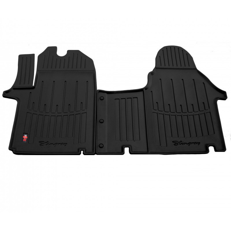 Поліуретанові килимки для Nissan Primastar (2002-2016) (1plus2) з бортиками 30 мм (Stingray)