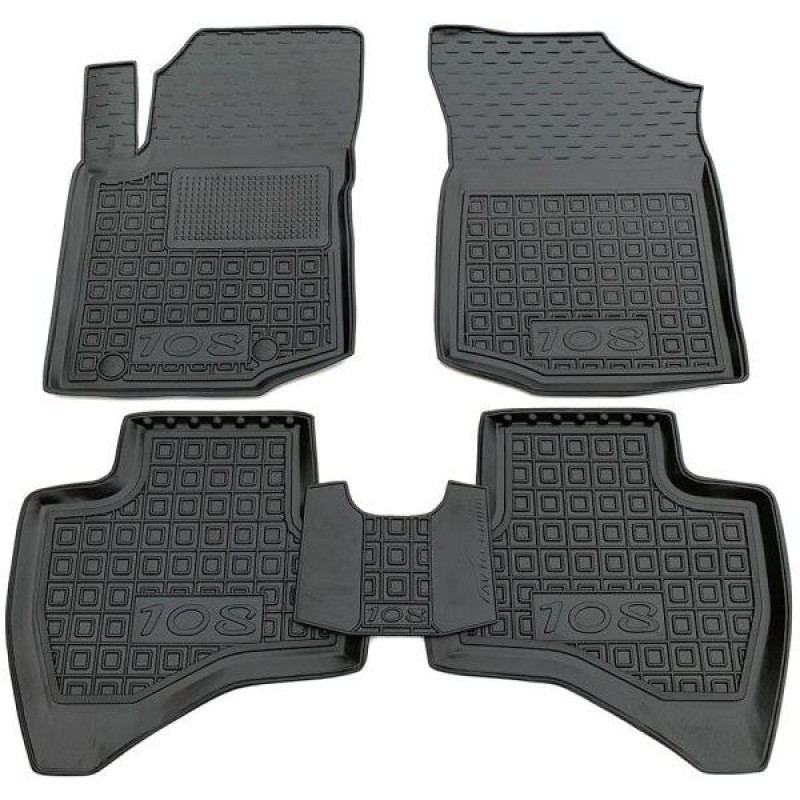 Коврики в салон Peugeot 108 (2014-...) (Avto-Gumm)