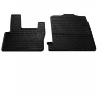 Гумові килимки в салон для Daf XF95 (2002-2006) комплект з 2 штук (Stingray)