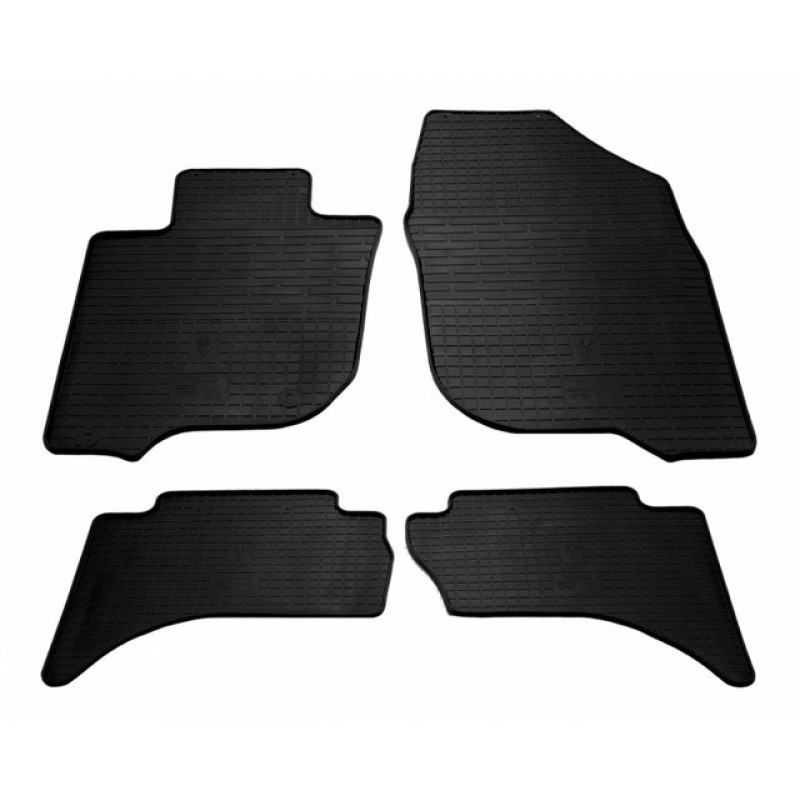 Гумові килимки в салон для Fiat Fullback (2016-...) комплект з 4 штук (Stingray)