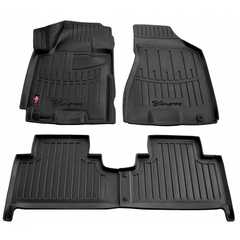 3D килимки для Kia Sportage (JE) (2004-2010)  з бортиками 30 мм (Stingray)