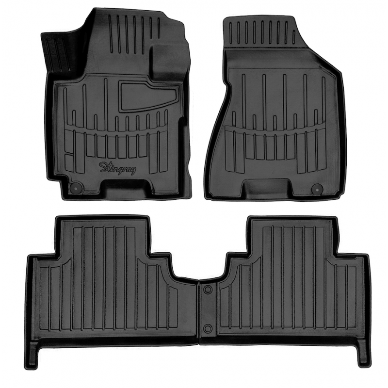 3D килимки для Kia Sportage (JE) (2004-2010)  з бортиками 30 мм (Stingray)
