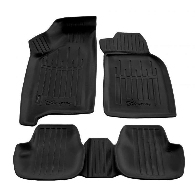 3D килимки для Lada 2115 (1997-2012)  з бортиками 30 мм (Stingray)
