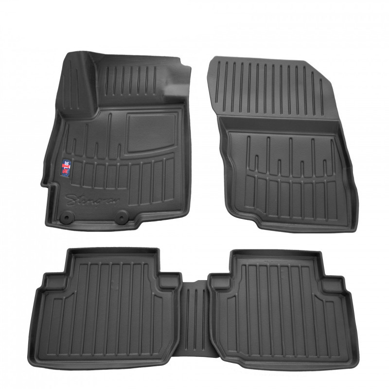 3D килимки для Mitsubishi Eclipse Cross (2017-...)  з бортиками 30 мм (Stingray)