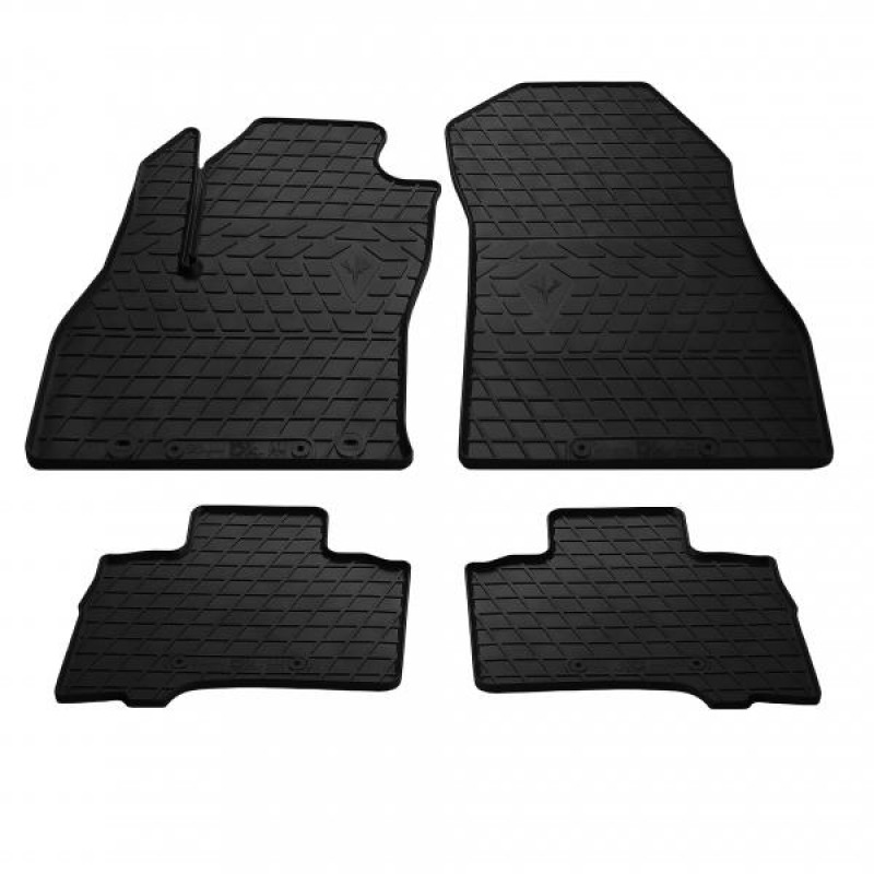 Гумові килимки в салон для Fiat Qubo (2008-...) комплект з 4 штук (Stingray)