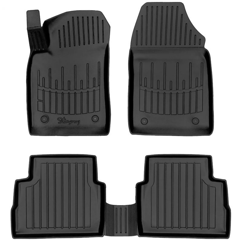 3D килимки для Opel Vectra C (2002-2008) (sedan)  з бортиками 30 мм (Stingray)