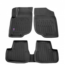 3D килимки для Peugeot 207 (2006-2012)  з бортиками 30 мм (Stingray)