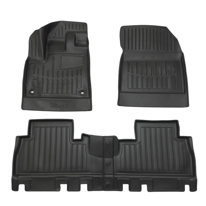 3D килимки для Toyota ProAce City (2019-...) (без підлокітника)  з бортиками 30 мм (Stingray)