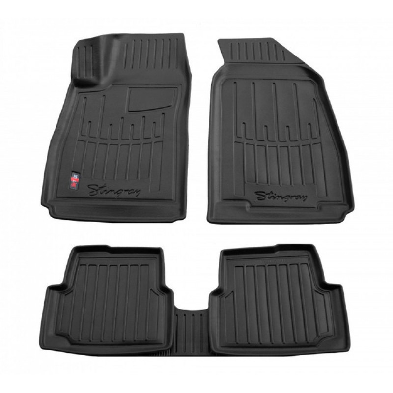 3D килимки для Chevrolet Cobalt II (2012-...)  з бортиками 30 мм (Stingray)