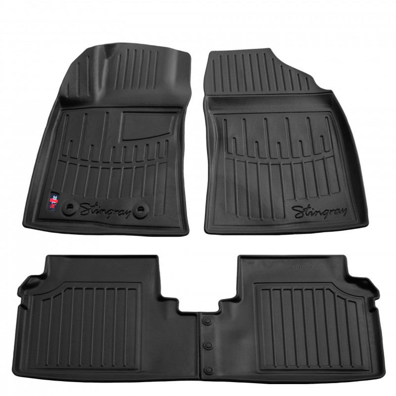 3D килимки для Toyota Avensis (T27) (2009-2018)  з бортиками 30 мм (Stingray)