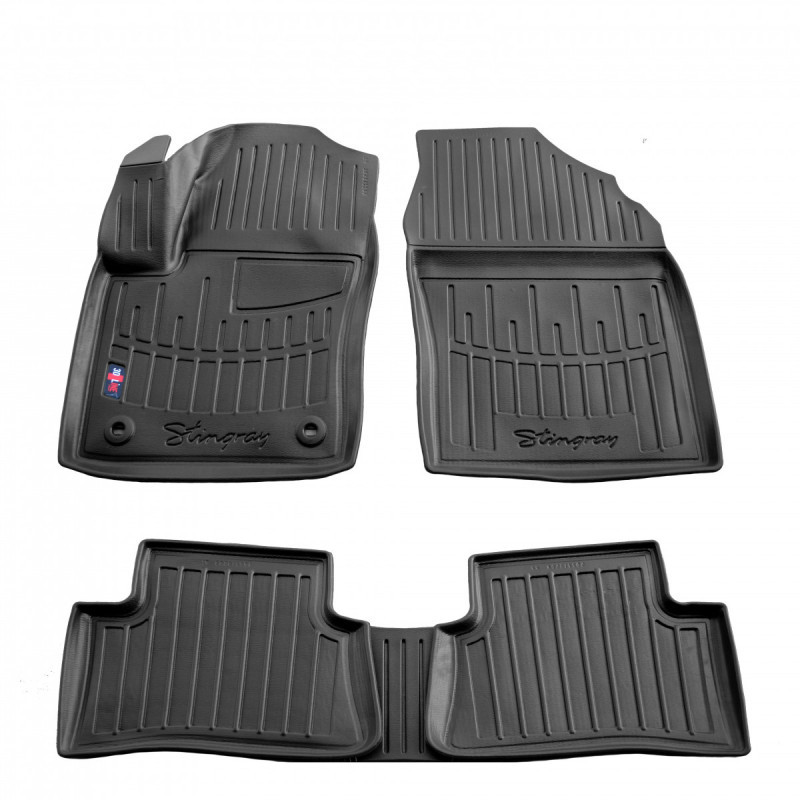 3D килимки для Toyota C-HR (2016-...)  з бортиками 30 мм (Stingray)