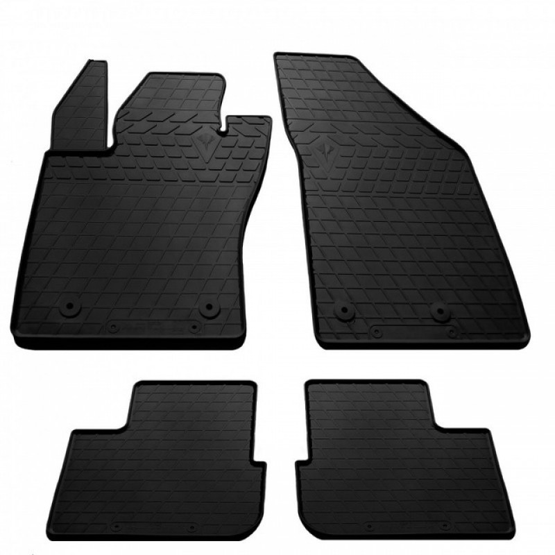 Гумові килимки в салон для Fiat Tipo (356) (hatchback) (2015-...) комплект з 4 штук (Stingray)