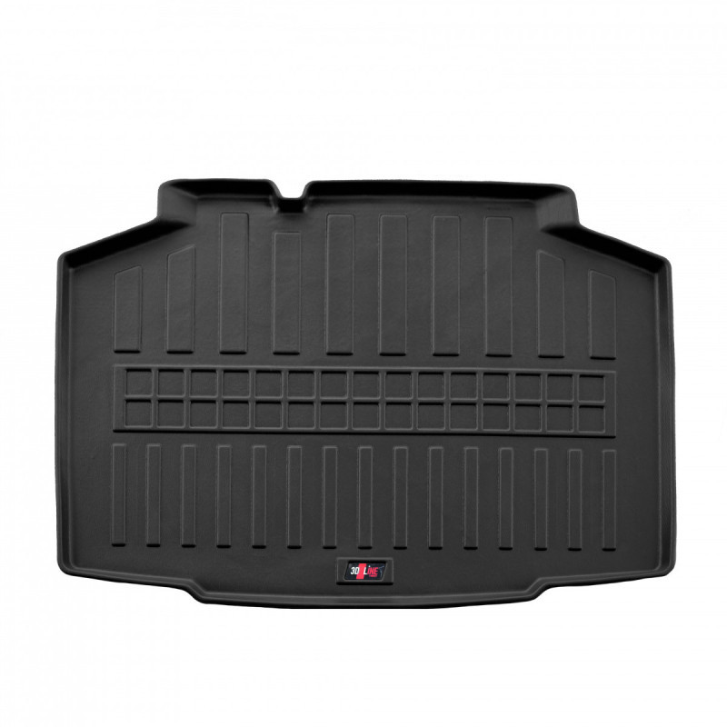 Килимок в багажник для Skoda Kamiq (2019-...) з бортиками 30 мм (Stingray)