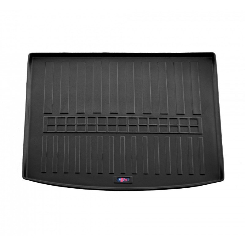 Килимок в багажник для Skoda Kodiaq (2016-...) з бортиками 30 мм (Stingray)
